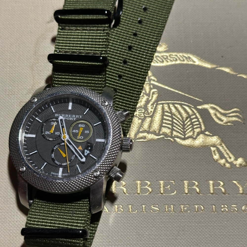 burberry sport men’s watch